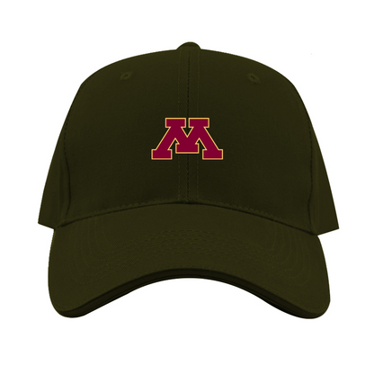 Minnesota Golden Gophers Logo Dad Baseball Cap Hat
