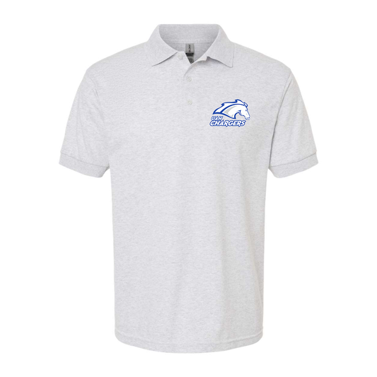 Men's Alabama Huntsville Chargers Wildcats Dry Blend Jersey Polo