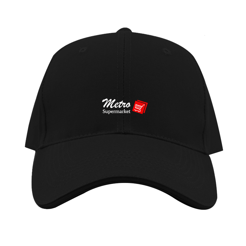 Metro Supermarket Logo  Dad Baseball Cap Hat