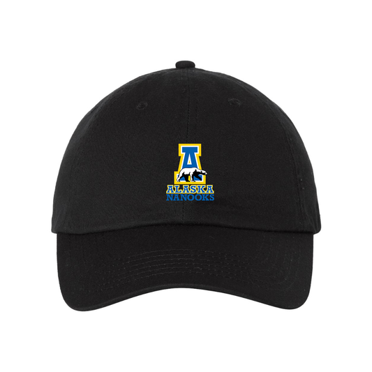 Alaska Nanooks  Valucap Adult Bio-Washed Classic Dad Hat
