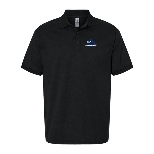 Men's Monmouth Hawks Logo Dry Blend Polo
