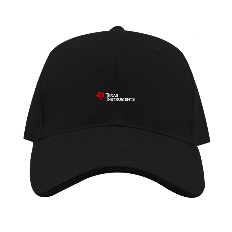 Texas Instruments Logo  Dad Baseball Cap Hat