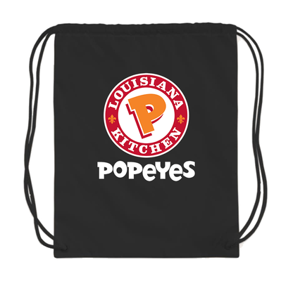 Popeyes Louisiana Kitchen Drawstring Bag