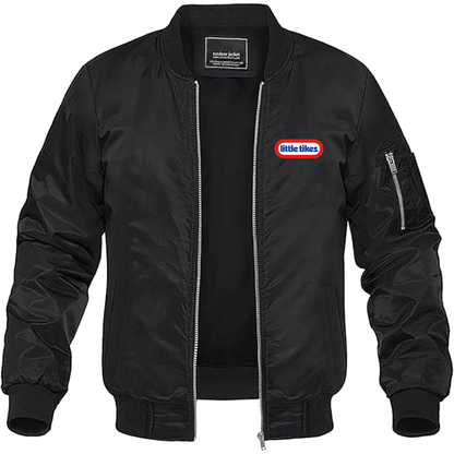 Men's Little Tikes Logo  Lightweight Bomber Jacket Windbreaker Softshell Varsity Jacket Coat