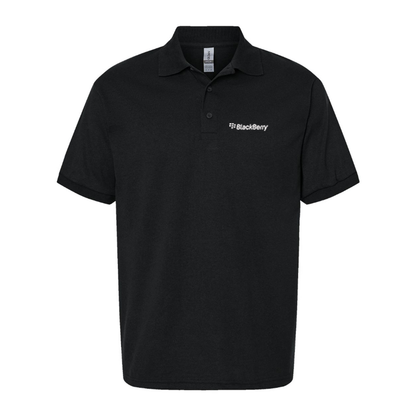 Men's Blackberry Logo Dry Blend Polo