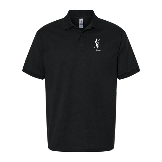 Men's YSL logo Dry Blend Polo