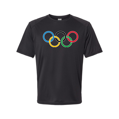 Youth Olympics Rings Polyester T-Shirt