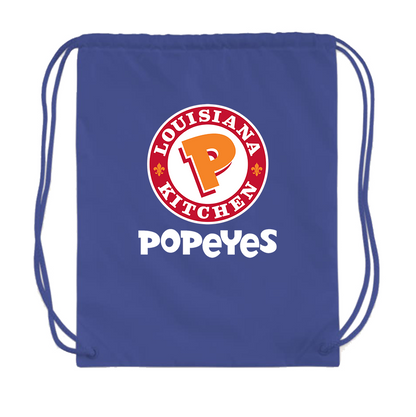Popeyes Louisiana Kitchen Drawstring Bag