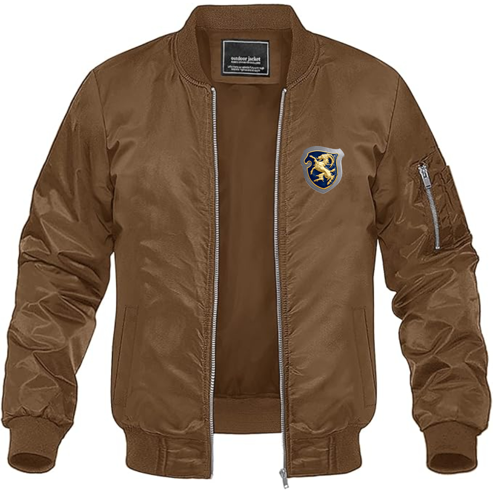 Men's Cisitalia Logo Lightweight Bomber Jacket Windbreaker Softshell Varsity Jacket Coat