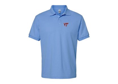 Men's Virginia Tech Hokies Gildan Dry Blend Jersey Polo