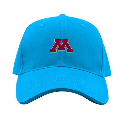 Minnesota Golden Gophers Logo Dad Baseball Cap Hat