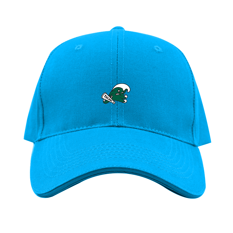 Tulane Green Wave Logo  Dad Baseball Cap Hat