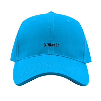 Le Monde Logo Dad Baseball Cap Hat