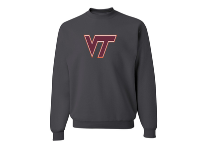 Men's Virginia Tech Hokies JERZEES NuBlend Crewneck Sweatshirt
