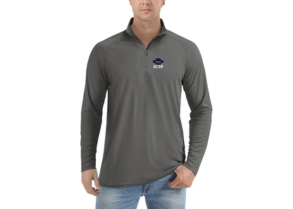 Men's UCSB Gauchos Lightweight Quarter-Zip Athletic Shirt Long Sleeve Polyester Wear