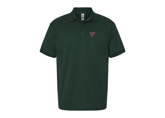 Men's Virginia Tech Hokies Gildan Dry Blend Jersey Polo