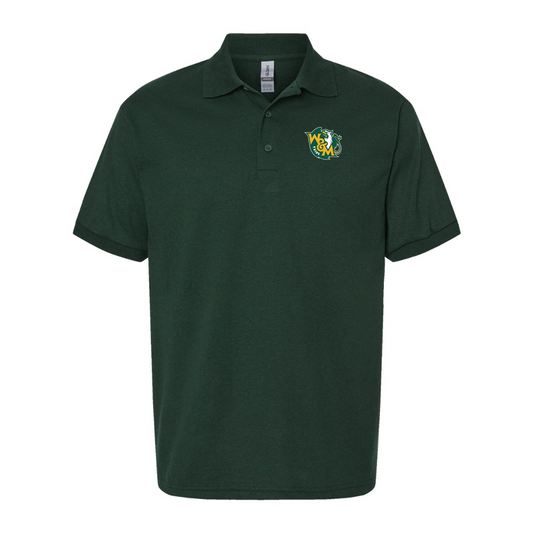 Men's William and Mary Tribe Gildan Dry Blend Jersey Polo