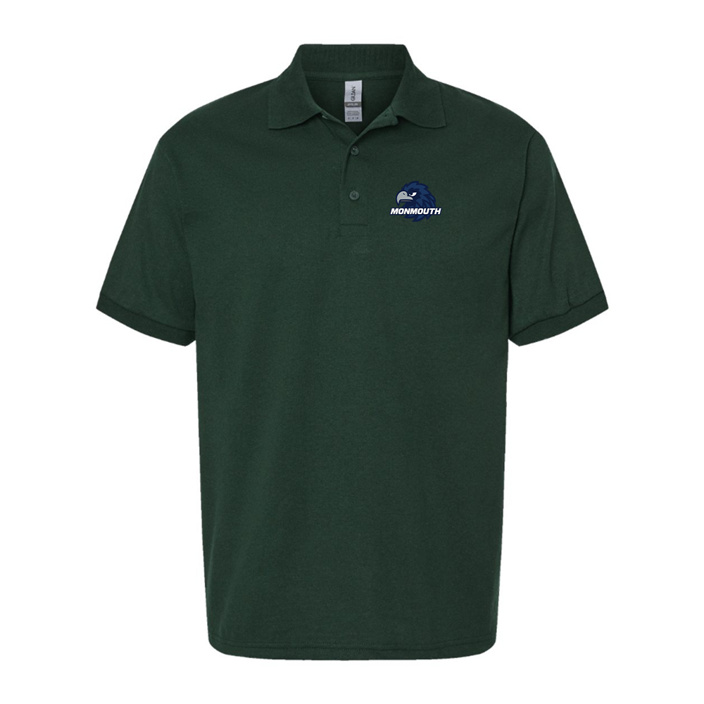 Men's Monmouth Hawks Logo Dry Blend Polo
