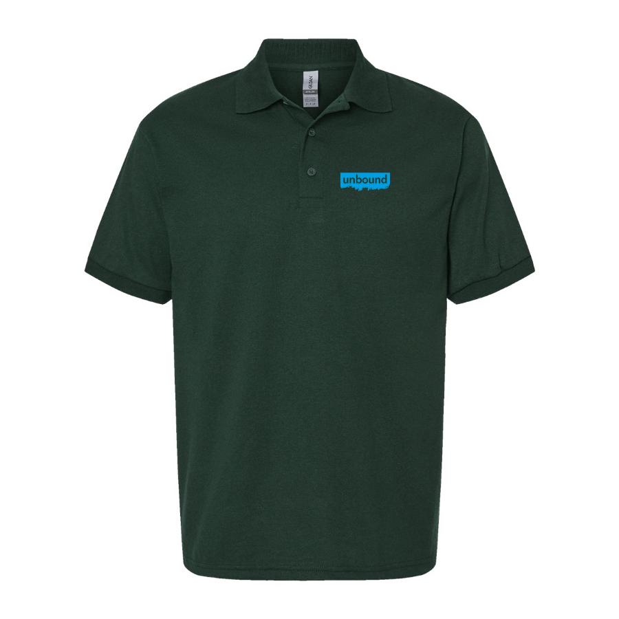 Men's Unbound Live Logo  Dry Blend Polo