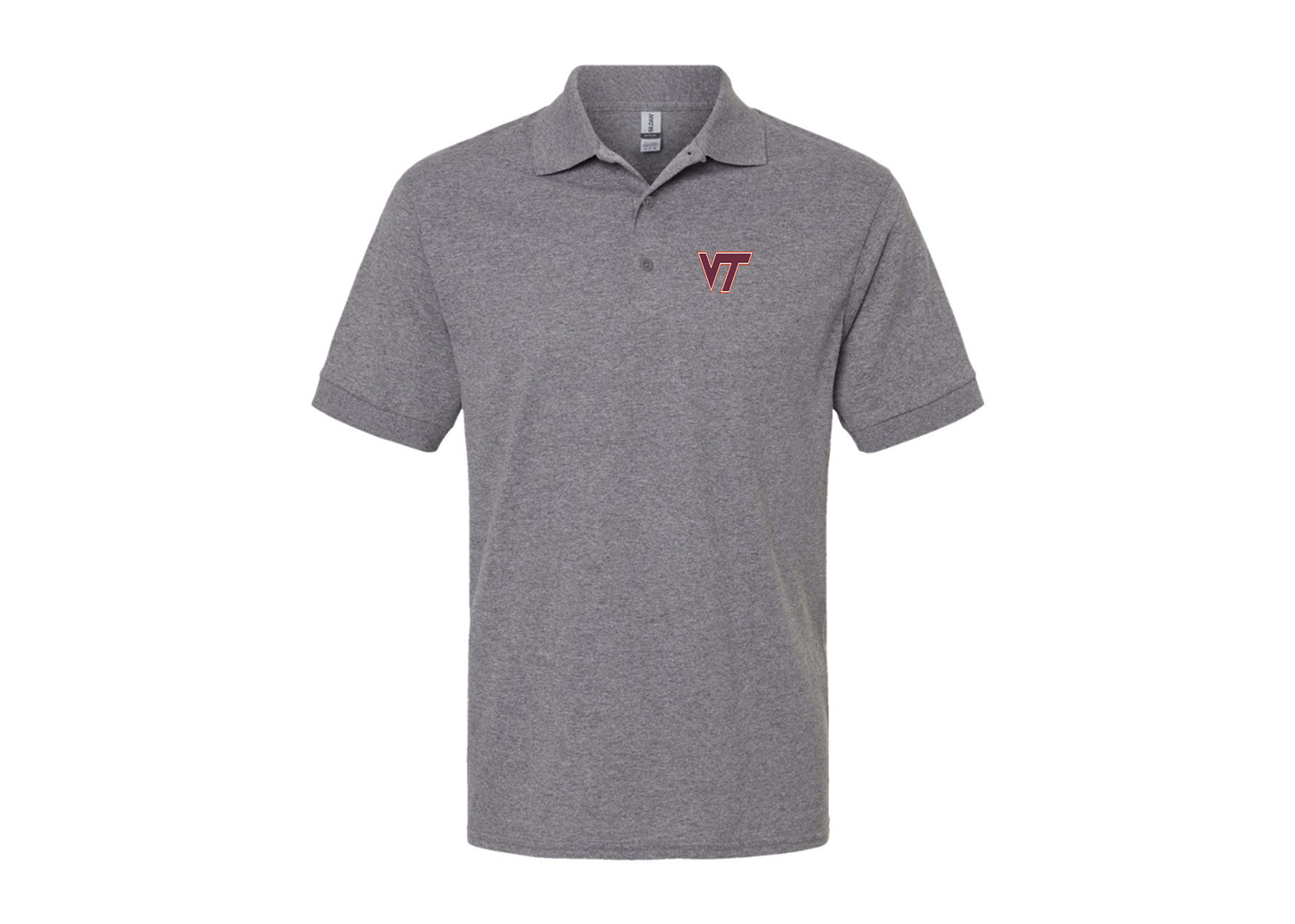 Men's Virginia Tech Hokies Gildan Dry Blend Jersey Polo