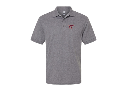 Men's Virginia Tech Hokies Gildan Dry Blend Jersey Polo