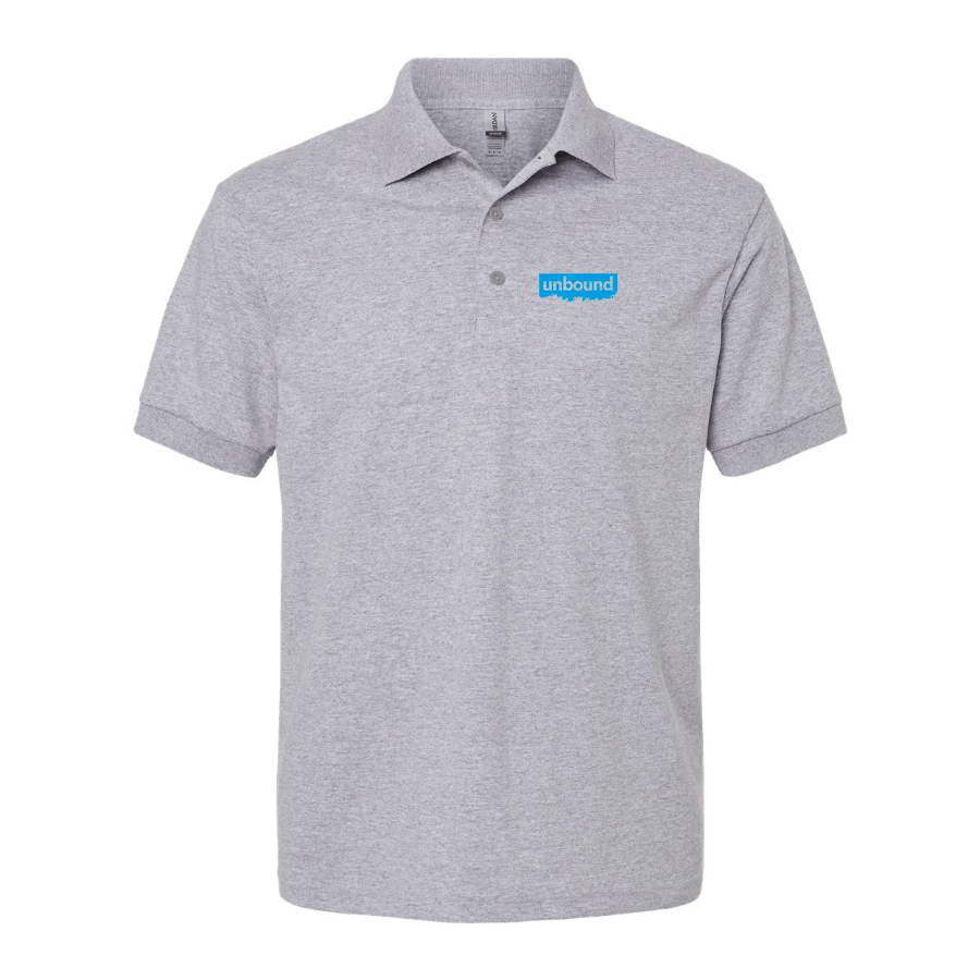 Men's Unbound Live Logo  Dry Blend Polo