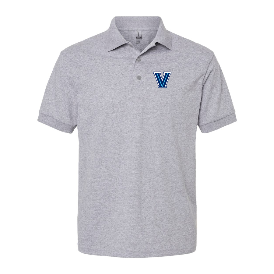 Men's Villanova Wildcats Logo  Dry Blend Polo