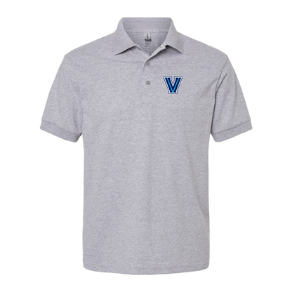 Men's Villanova Wildcats Logo  Dry Blend Polo