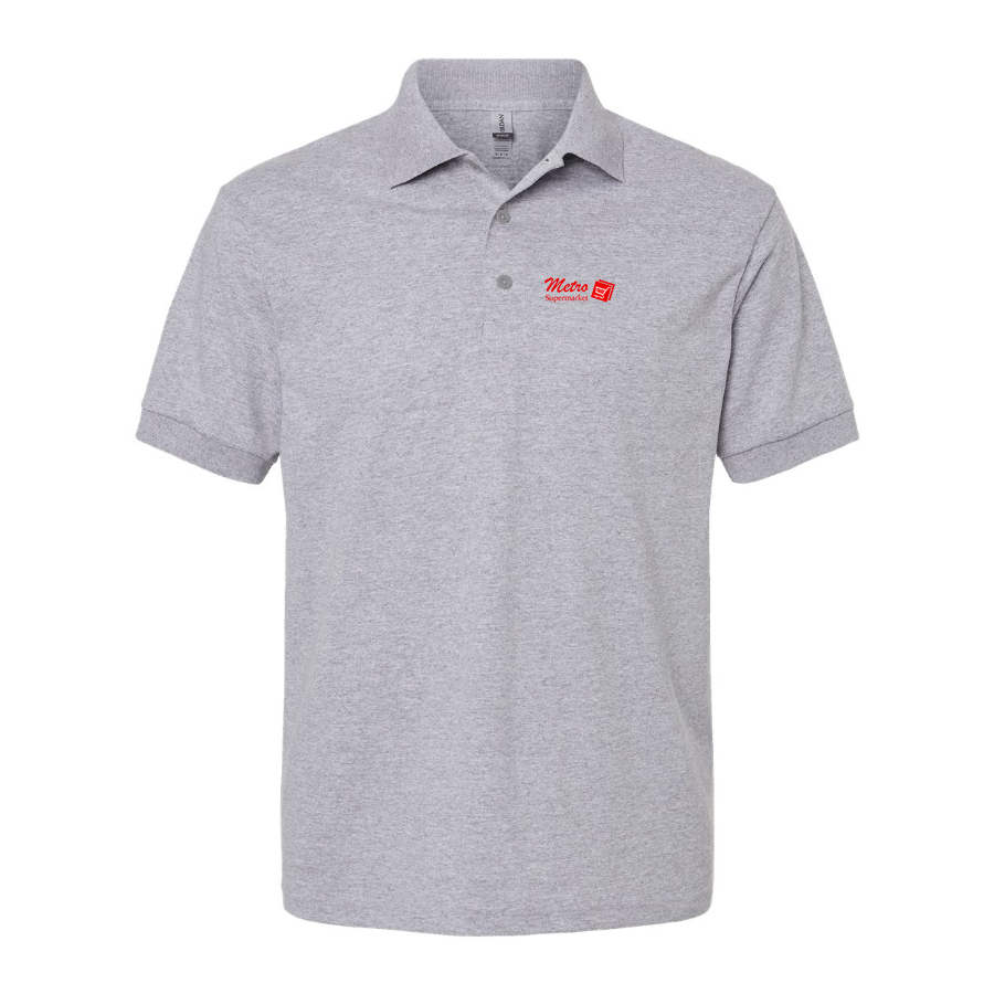 Men's Metro Supermarket Logo  Dry Blend Polo