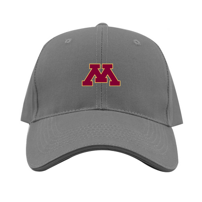 Minnesota Golden Gophers Logo Dad Baseball Cap Hat