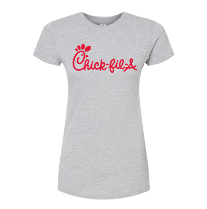 Women's Chick-fil-A  Round Neck T-Shirt