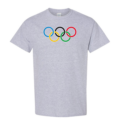 Men's Olympics Rings Cotton T-Shirt