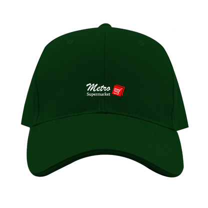 Metro Supermarket Logo  Dad Baseball Cap Hat