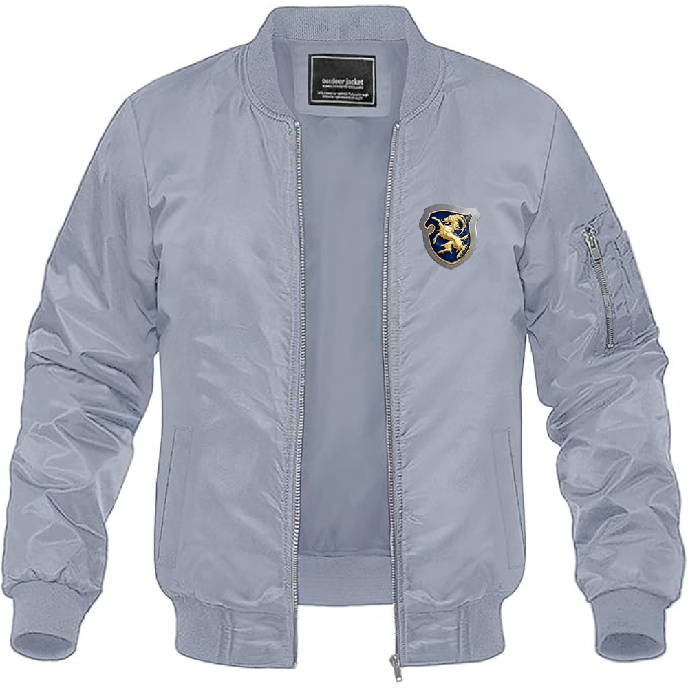 Men's Cisitalia Logo Lightweight Bomber Jacket Windbreaker Softshell Varsity Jacket Coat