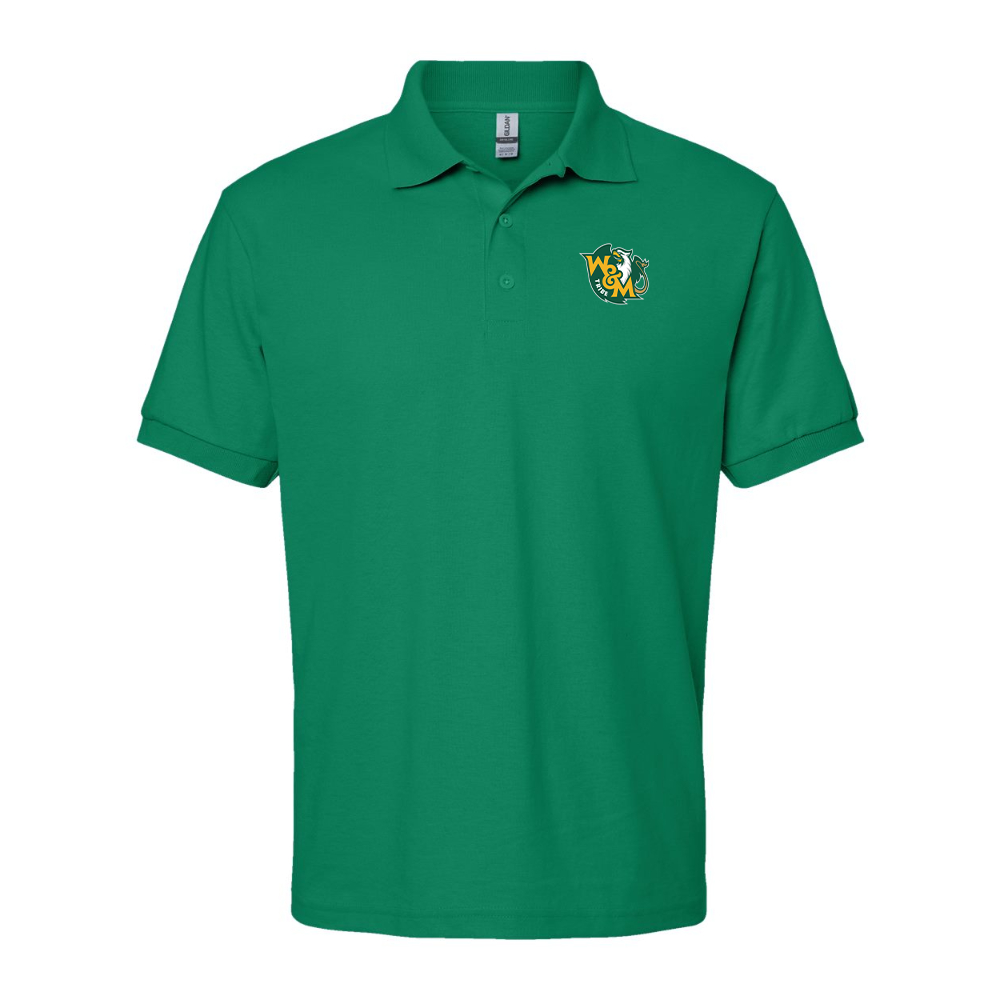 Men's William and Mary Tribe Gildan Dry Blend Jersey Polo