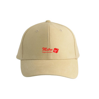 Metro Supermarket Logo  Dad Baseball Cap Hat