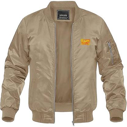 Men's The Clone wars Logo Lightweight Bomber Jacket Windbreaker Softshell Varsity Jacket Coat