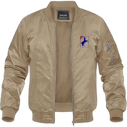 Men's Auverland Logo Lightweight Bomber Jacket Windbreaker Softshell Varsity Jacket Coat