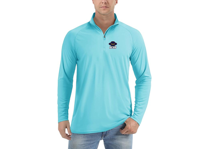 Men's UCSB Gauchos Lightweight Quarter-Zip Athletic Shirt Long Sleeve Polyester Wear