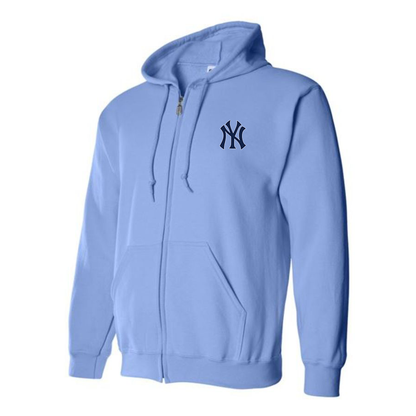 Men's New York NY Yankees Baseball Zipper Hoodie