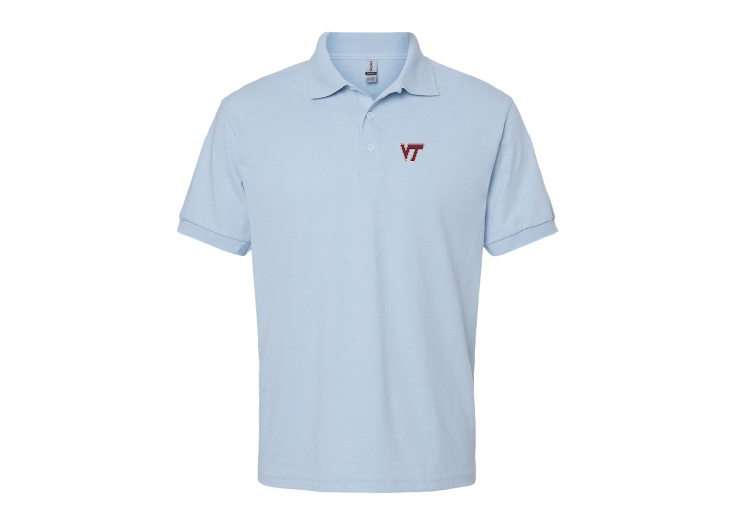 Men's Virginia Tech Hokies Gildan Dry Blend Jersey Polo