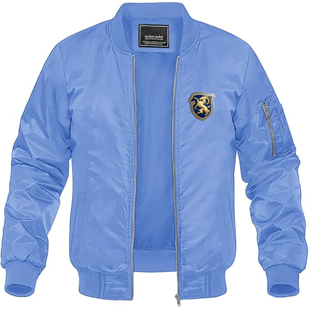 Men's Cisitalia Logo Lightweight Bomber Jacket Windbreaker Softshell Varsity Jacket Coat