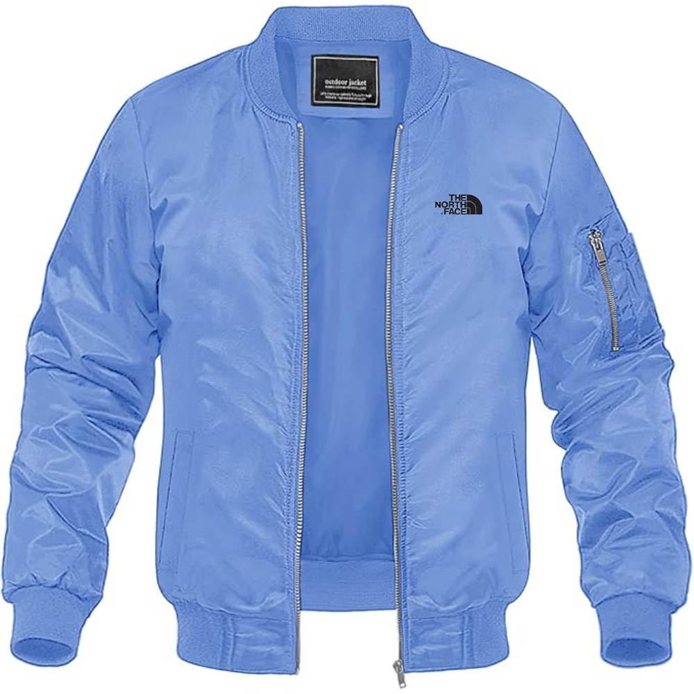 Men's  The North Face Black Lightweight Bomber Jacket Windbreaker Softshell Varsity Jacket Coat