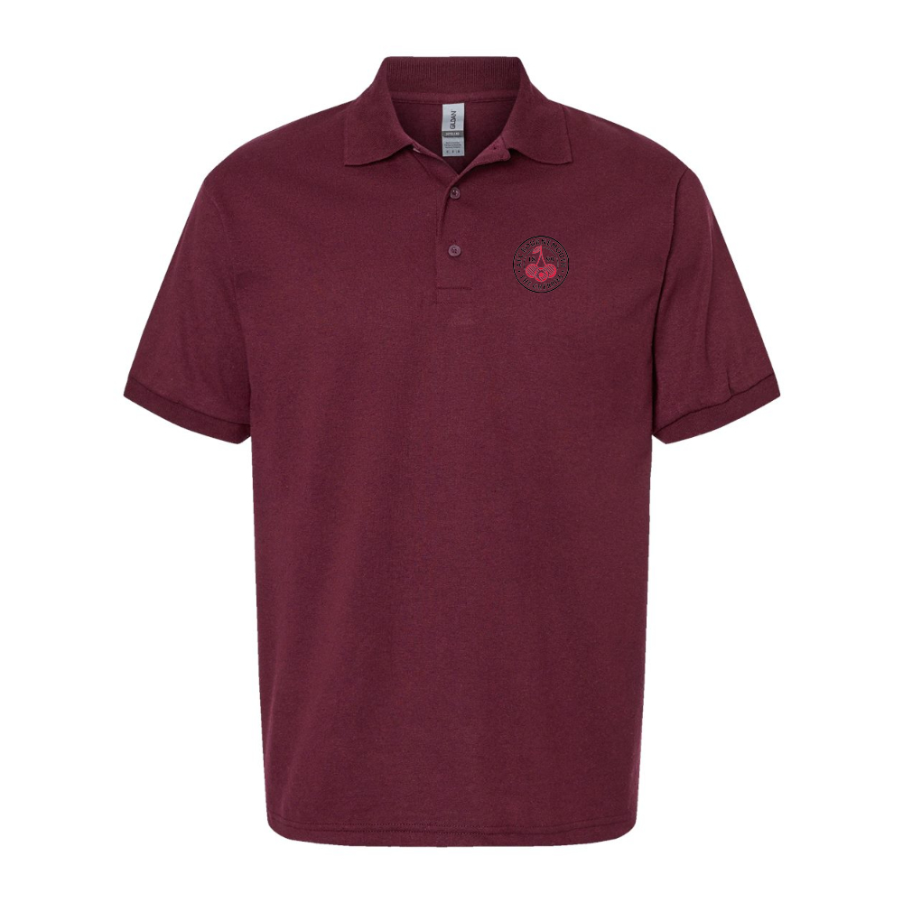 Men's AFC Bournemouth Soccer Logo Gildan Dry Blend Jersey Polo