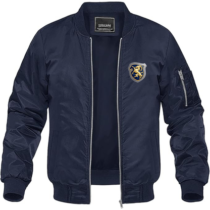 Men's Cisitalia Logo Lightweight Bomber Jacket Windbreaker Softshell Varsity Jacket Coat