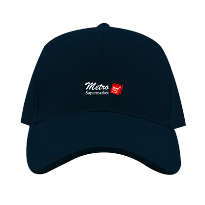 Metro Supermarket Logo  Dad Baseball Cap Hat