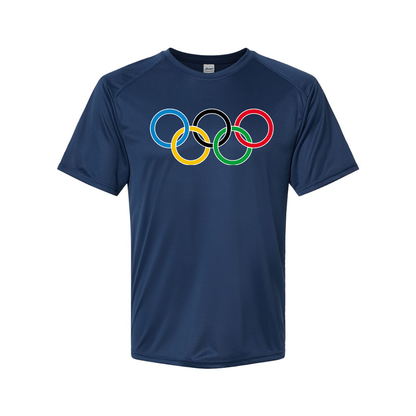 Youth Olympics Rings Polyester T-Shirt