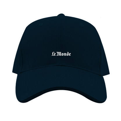 Le Monde Logo Dad Baseball Cap Hat
