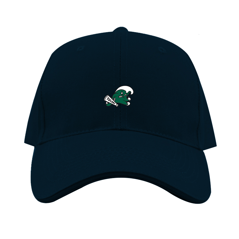 Tulane Green Wave Logo  Dad Baseball Cap Hat