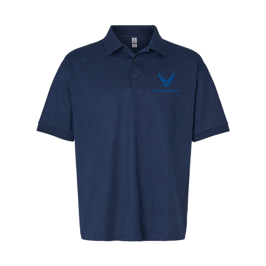 Men's US Airforce Logo Dry Blend Polo